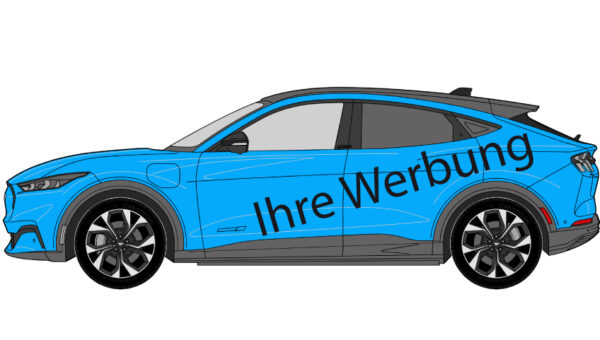 Low-Budget PKW Fahrzeugbeschriftung im Folienplott