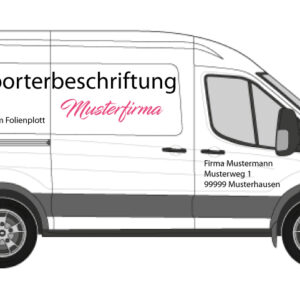 Low Buged Transporter Beschriftung