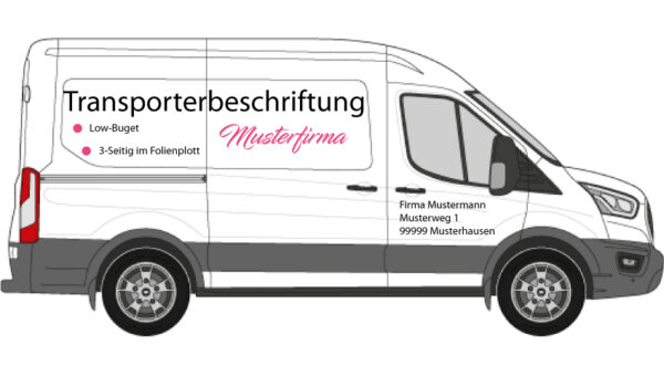 Low Buged Transporter Beschriftung