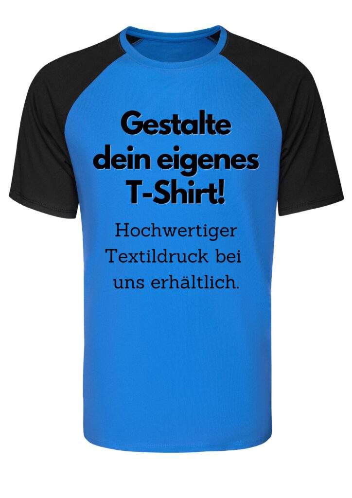T-Shirt 1-seitig bedruckt